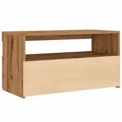 vidaXL TV Cabinet with LED Lights Sideboard TV Stand TV Unit Hifi Cabinet - artisan oak, 75 x 35 x 40 cm/ 1 pcs - Additional view 8