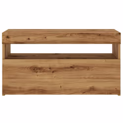 vidaXL TV Cabinet with LED Lights Sideboard TV Stand TV Unit Hifi Cabinet - artisan oak, 75 x 35 x 40 cm/ 2 pcs - Additional view 6