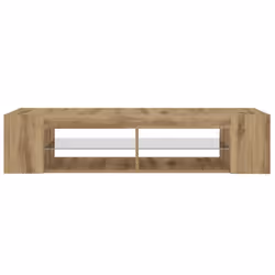 vidaXL TV Cabinet with LED Lights Entertainment Centre TV Stand Media TV Unit - artisan oak - Additional view 6