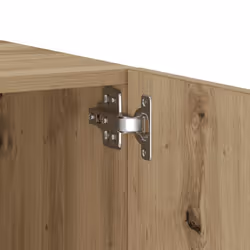 vidaXL TV Cabinet with LED Lights Artisan Oak 100x35x40 cm Engineered Wood - Additional view 7