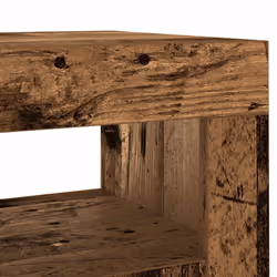 vidaXL Sideboard with LED Lights Storage Cupboard Cabinet Buffet Highboard - old wood, 80 x 35 x 75 cm - Additional view 10