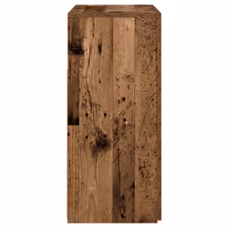 vidaXL Sideboard with LED Lights Storage Cupboard Cabinet Buffet Highboard - old wood, 80 x 35 x 75 cm - Additional view 7
