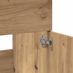 vidaXL Bathroom Furniture Set 2 Piece Engineered Wood Sink Cabinet Storage - artisan oak - Additional view 7