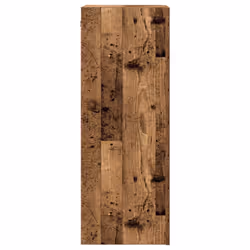 vidaXL TV Cabinet Engineered Wood Wall Mounted Stand Living Room TV Console - old wood, 1 pcs - Additional view 4