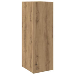 vidaXL TV Cabinet Engineered Wood Wall Mounted Stand Living Room TV Console - artisan oak, 1 pcs