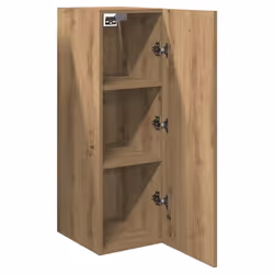 vidaXL TV Cabinet Engineered Wood Wall Mounted Stand Living Room TV Console - artisan oak, 2 pcs - Additional view 6
