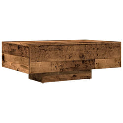 vidaXL Coffee Table Hallway Accent Side Table Sofa End Table Engineered Wood - old wood
