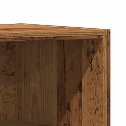 vidaXL 1/2x Bed Cabinet with Solid Wood Legs 40x30x50 cm Stand Multi Colors - old wood, 1 pcs - Additional view 6