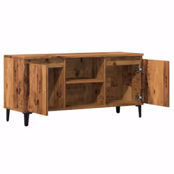 vidaXL TV Cabinet with Metal Legs Sideboard TV Stand TV Unit Hifi Cabinet - old wood - Additional view 6