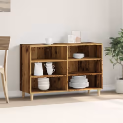 vidaXL Sideboard Side Cabinet Cupboard Highboard Old Wood Engineered Wood