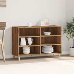 vidaXL Sideboard Side Cabinet Cupboard Highboard Artisian Oak Engineered Wood