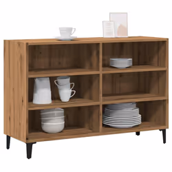 vidaXL Sideboard Artisan Oak 103.5x35x70 cm Engineered Wood cabinet cupboard