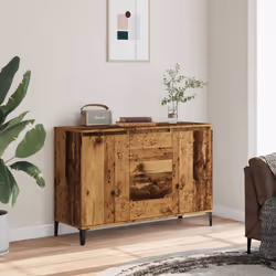 vidaXL Coffee Table Couch Table Hall End Center Accent Table Engineered Wood - old wood