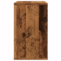 vidaXL Side Cabinet Storage Unit Side Table Hall Sofa Table Engineered Wood - old wood - Additional view 4