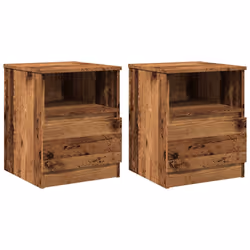 VidaXL 856499, Wood, Metal, Wood, 400 mm, 400 mm, 510 mm, 2 pc(s)