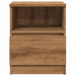 vidaXL Bed Cabinet Nightstand Side Table Storage Bed Table Engineered Wood - artisan oak, 1 pcs - Additional view 4
