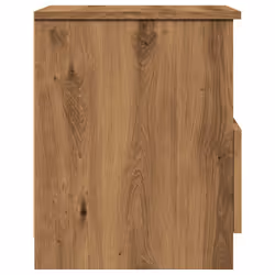 vidaXL Bed Cabinet Nightstand Side Table Storage Bed Table Engineered Wood - artisan oak, 1 pcs - Additional view 5