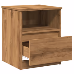 vidaXL Bed Cabinet Nightstand Side Table Storage Bed Table Engineered Wood - artisan oak, 1 pcs - Additional view 7