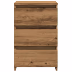 vidaXL Bed Cabinet Nightstand Side Table Storage Bed Table Engineered Wood - artisan oak, 1 pcs - Additional view 4