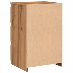 vidaXL Bed Cabinet Nightstand Side Table Storage Bed Table Engineered Wood - artisan oak, 2 pcs - Additional view 6