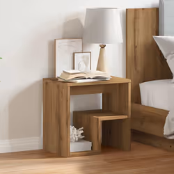 VidaXL 856528 nightstand/bedside table Oak - Additional view 4