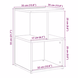 VidaXL 856533 nightstand/bedside table Oak