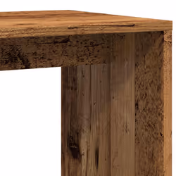 vidaXL Side Table Engineered Wood Magazine Rack Couch Table Multi Colours - old wood - Additional view 6