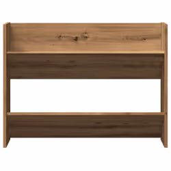 vidaXL Wall Shoe Cabinet Shoe Rack Hall Shoe Storage Cupboard Engineered Wood - artisan oak - Additional view 2