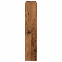 vidaXL Wall Shoe Cabinet Shoe Rack Hall Shoe Storage Cupboard Engineered Wood - old wood - Additional view 4