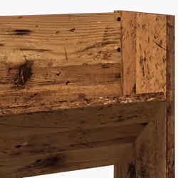 vidaXL Wall Shoe Cabinet Shoe Rack Hall Shoe Storage Cupboard Engineered Wood - old wood - Additional view 6