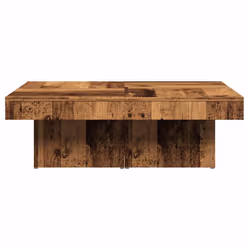 vidaXL Coffee Table Couch Table Hall End Center Accent Table Engineered Wood - old wood - Additional view 4