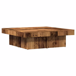 vidaXL Coffee Table Couch Table Hall End Center Accent Table Engineered Wood - old wood - Additional view 5