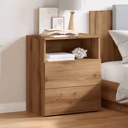 VidaXL 856566 nightstand/bedside table Oak