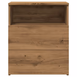 vidaXL Bed Cabinet Bedside Cabinet Storage Cabinet Nightstand Bed Side Table - artisan oak, 2 pcs - Additional view 4