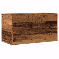 vidaXL Storage Chest Home Organiser Toy Storage Box Old Wood Engineered Wood - Additional view 5