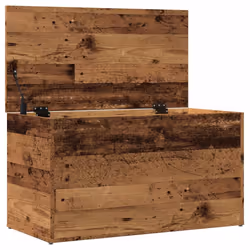 vidaXL Storage Chest Home Organiser Toy Storage Box Old Wood Engineered Wood - Additional view 6