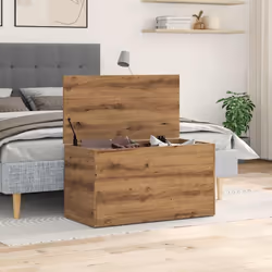 vidaXL Storage Chest Home Organiser Storage Box Artisan Oak Engineered Wood