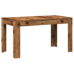 vidaXL Dining Table Kitchen Dinner Table Dining Room Table Engineered Wood - old wood
