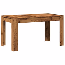 vidaXL Dining Table Kitchen Dinner Table Dining Room Table Engineered Wood - old wood - Additional view 6
