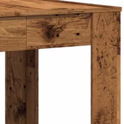 vidaXL Dining Table Kitchen Dinner Table Dining Room Table Engineered Wood - old wood - Additional view 7