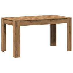 vidaXL Dining Table Kitchen Dinner Table Dining Room Table Engineered Wood - artisan oak