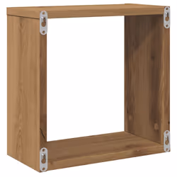 vidaXL Wall Shelves Floating Rack Display Shelf Bookshelf Engineered Wood - artisan oak, 30 x 15 x 30 cm/ 4 pcs - Additional view 6