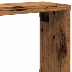 vidaXL Wall Shelves Floating Rack Display Shelf Bookshelf Engineered Wood - old wood, 100 x 15 x 30 cm/ 4 pcs - Additional view 7