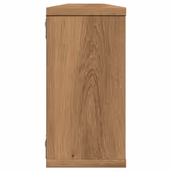 vidaXL Wall Shelves Floating Rack Display Shelf Bookshelf Engineered Wood - artisan oak, 100 x 15 x 30 cm/ 2 pcs - Additional view 5
