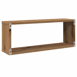 vidaXL Wall Shelves Floating Rack Display Shelf Bookshelf Engineered Wood - artisan oak, 6 pcs - Additional view 6