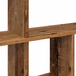 vidaXL Wall Shelf Wall-Mounted Shelf Storage Display Rack Engineered Wood - old wood - Additional view 6