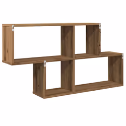 vidaXL Wall Shelf Wall-Mounted Shelf Storage Display Rack Engineered Wood - artisan oak - Additional view 5