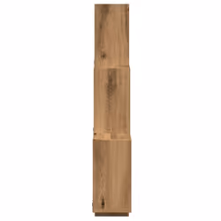 vidaXL Wall Cube Shelf Hanging Wall-Mounted Floating Shelf Engineered Wood - artisan oak - Additional view 4