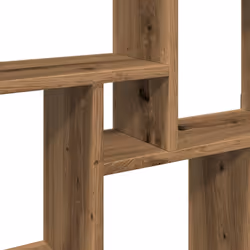 vidaXL Wall Cube Shelf Hanging Wall-Mounted Floating Shelf Engineered Wood - artisan oak - Additional view 6