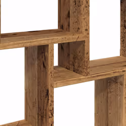 vidaXL Wall Cube Shelf Wall Storage Floating Shelf Old Wood Engineered Wood - Additional view 6